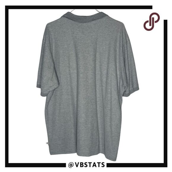 Tommy Bahama Men's Performance Supima Cotton Blend Polo Shirt Gray Size XL - Picture 2 of 5